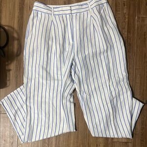 Striped Blue and White Pants